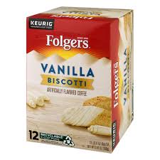 folgers coffee vanilla biscotti k cup