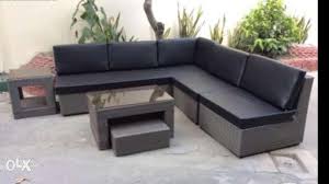 rattan corner sofa outdoor patio sofa