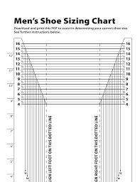 Mens Shoe Sizing Chart Free Download