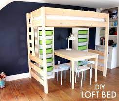 Diy Loft Bed With Lego Storage Work