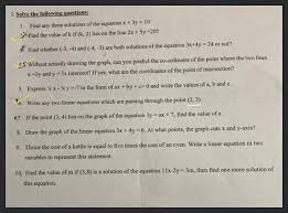 I Solve The Following Questions 1