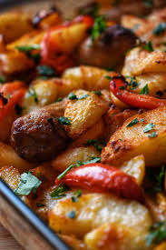 italian sausage potatoes peppers and