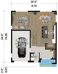 Bedroom Scandinavian House Plan