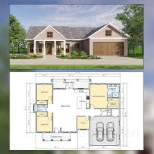 Cedar Craftsman Custom House Plan 3 Bed