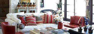 decorate in red white and blue
