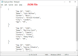 json to excel javatpoint