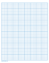 Printable 4 Squares Per Inch Blue Graph Paper For Letter Paper