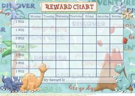 Fabosaurus Dinosaur Childs Reward Chart Star Chart For
