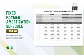 loan amortization schedule template in