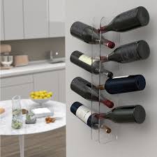 Agplex Plexiglas Wine Rack Wall Mounted