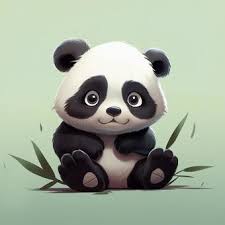 free vectors cute panda 01