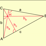 Bei einem stumpfwinkligen dreieck liegt der höhenschnittpunkt außerhalb des dreiecks. Hohen Im Dreieck In Mathematik Schulerlexikon Lernhelfer