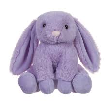 Purple rabbit stuffed animal