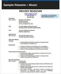 Resume examples see perfect resume samples that get jobs. Free 7 Sample Music Resume Templates In Ms Word Pdf