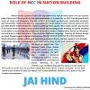 Role of NCC in Nation Building