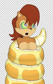 The animation in best quality. Kaa Princess Sally Acorn Amy Rose Png Clipart Acorn Amy Rose Art Carnivoran Cartoon Free Png