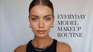 natural model makeup routine
