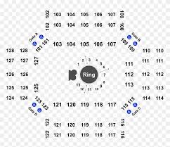 mohegan sun arena seating chart hd png