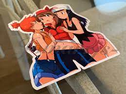 Pokemon Anime Misty Kasumi May Haruka & Dawn Hikari Sticker Decal bikini  sun fun | eBay