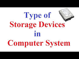 storage devices of computer system