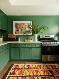 all green kitchen old brand new