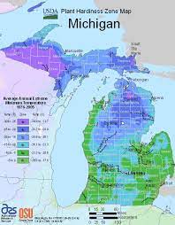 Michigan Growing Zone Map For Plant