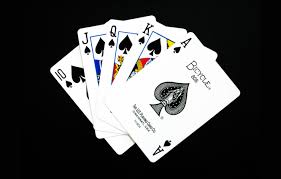 Wallpaper card, the suit, a Royal flush, poker images for desktop, section  разное - download