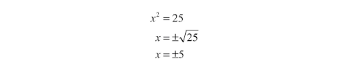 Solve Quadratic Equations By Extracting