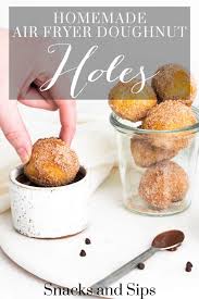 homemade air fryer doughnut holes