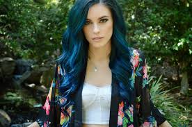 dark blue hair dye styles