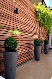 screening for garden fence wood or
