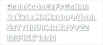 The game lets you create whatever you want; Minecraft Font 15 Free Otf Ttf Format Download Free Premium Templates