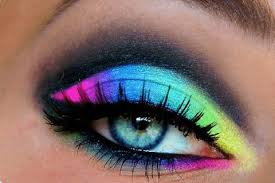 colorful neon eye makeup ideas perfect