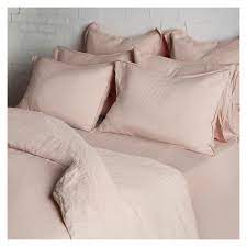 soft pink bed linen collection by the