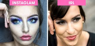 i wore inslam makeup irl for a day
