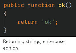 Public Function Ok Return Ok Returning Strings Enterprise