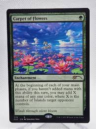 carpet of flowers non foil mtg magic