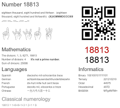 18813 number, meaning and properties - Number.academy