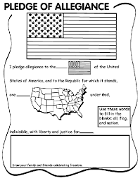 The pledge was first published in a magazine for young some of the pledge's words have changed since then. Pledge Of Allegiance Coloring Page Crayola Com
