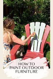 how to paint outdoor furniture fusion