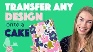 how to transfer any design onto a cake
