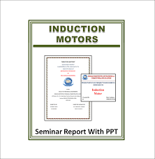 induction motors seminar report with