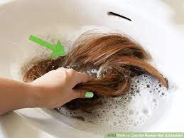 how to wash weave hair extensions