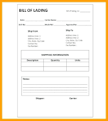 Generic Bol Form Pics 40 Free Bill Of Lading Forms