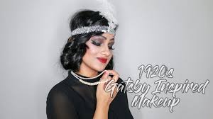 1920s gatsby inspired makeup jadirah
