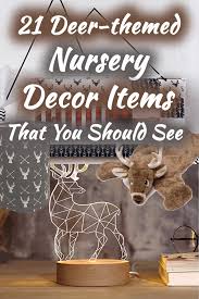 21 deer themed nursery decor items that