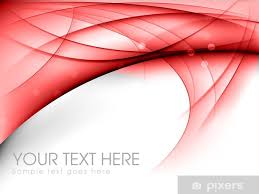 Sticker Abstract Red Wave Background