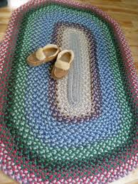 born imaginative braided rag rug
