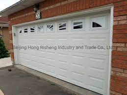 insluated sectional garage door modern