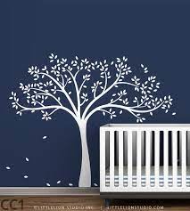 White Tree Wall Decal By Leolittlelion